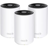 TP-Link Deco XE75 Tri-bande (2,4 GHz / 5 GHz / 6 GHz) Wi-Fi 6E (802.11ax) Blanc 3 Interne, Routeur maillé Blanc, Blanc, Interne, 670 m², Tri-bande (2,4 GHz / 5 GHz / 6 GHz), Wi-Fi 6E (802.11ax), 802.11a, 802.11b, 802.11g, Wi-Fi 4 (802.11n), Wi-Fi 5 (802.11ac), Wi-Fi 6 (802.11ax), Wi-Fi 6E...
