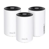 TP-Link Deco XE75 Tri-bande (2,4 GHz / 5 GHz / 6 GHz) Wi-Fi 6E (802.11ax) Blanc 3 Interne, Routeur maillé Blanc, Blanc, Interne, 670 m², Tri-bande (2,4 GHz / 5 GHz / 6 GHz), Wi-Fi 6E (802.11ax), 802.11a, 802.11b, 802.11g, Wi-Fi 4 (802.11n), Wi-Fi 5 (802.11ac), Wi-Fi 6 (802.11ax), Wi-Fi 6E...