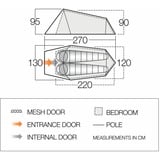 Vango TEUSOUL00000003, Soul 200, Tente Bleu foncé/gris