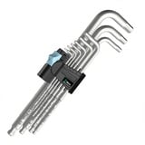 Wera 3950/9 Hex-Plus Stainless 1 SB jeu de clés Allen, 9 pièces, Tournevis Acier inoxydable