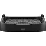 goobay 15W chargeur de voiture rapide sans fil	 Noir
