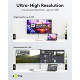 goobay Câble USB4 Version 2.0, connecteur USB-C > connecteur USB-C, 80Gbit/s Noir