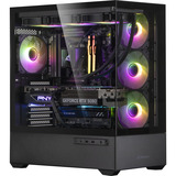 ALTERNATE Custom PC Series • Red Thunder Elements, PC gaming Noir/transparent