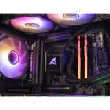 ALTERNATE Custom PC Series • Red Thunder Elements, PC gaming Noir/transparent
