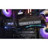 ALTERNATE Custom PC Series • Red Thunder Elements, PC gaming Noir/transparent