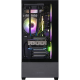 ALTERNATE Custom PC Series • Red Thunder Elements, PC gaming Noir/transparent