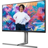 AOC U3 U32U3CV écran plat de PC 80 cm (31.5") 3840 x 2160 pixels 4K Ultra HD LCD Noir Moniteur Noir, 1x DisplayPort, 2x HDMI, 3x USB-C, 4x USB-A, 1x RJ-45, 80 cm (31.5"), 3840 x 2160 pixels, 4K Ultra HD, LCD, 4 ms, Noir