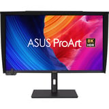 ASUS Pro Art Display 8K PA32KCX 32" Moniteur Noir, 1x DisplayPort, 2x HDMI, 2x USB-C, 3x USB-A, 2x Thunderbolt, 81,3 cm (32"), 7680 x 4320 pixels, 8K Ultra HD, LCD, 5 ms, Noir