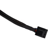 Alphacool Câble de rallonge 4 broches à 4 broches, 15 cm, Câble d'extension Noir