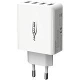 Ansmann HC430 Blanc Intérieure, Chargeur Blanc, Intérieure, Secteur, 5 V, Blanc