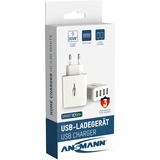 Ansmann HC430 Blanc Intérieure, Chargeur Blanc, Intérieure, Secteur, 5 V, Blanc