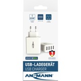 Ansmann HC430 Blanc Intérieure, Chargeur Blanc, Intérieure, Secteur, 5 V, Blanc