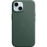 Apple Coque en tissage fin avec MagSafe pour iPhone 15, Housse/Étui smartphone Vert foncé