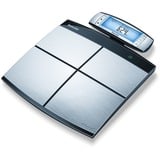 Beurer Pèse-personne d'analyse corporelle BF 105 Body Complete, Balance Acier inoxydable brossé/Noir