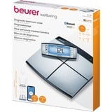 Beurer Pèse-personne d'analyse corporelle BF 105 Body Complete, Balance Acier inoxydable brossé/Noir