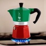 Bialetti 0005323 machine à café manuelle Cafetière à moka 0,24 L Vert, Rouge, Blanc, Machine à expresso Vert/Rouge, Cafetière à moka, 0,24 L, Vert, Rouge, Blanc, Aluminium, 3 tasses, Thermoplastique