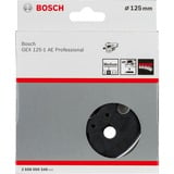 Bosch Plateau de ponçage mi-dur, Ø 125mm, Patin de ponçage Noir