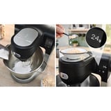 Bosch Serie 6 MUMS6ZS17 robot de cuisine 1600 W 5,5 L Noir, Acier inoxydable Noir/en acier inoxydable, 5,5 L, Noir, Acier inoxydable, Rotatif, 3,5 kg, 3,5 kg, 1,1 m