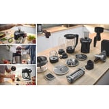Bosch Serie 6 MUMS6ZS17 robot de cuisine 1600 W 5,5 L Noir, Acier inoxydable Noir/en acier inoxydable, 5,5 L, Noir, Acier inoxydable, Rotatif, 3,5 kg, 3,5 kg, 1,1 m
