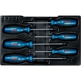 Bosch Set of 6 Professional Torx screwdrivers Jeu Tournevis plat Bleu/Noir, 6 pièce(s)