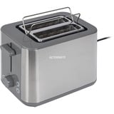 Braun HT 1510 GY 6 2 part(s) 900 W Gris, Acier inoxydable, Grille-pain Acier inoxydable/gris, 2 part(s), Gris, Acier inoxydable, Plastique, Acier inoxydable, Boutons, Niveau, Rotatif, 900 W, 185 mm