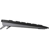 CHERRY Stream Desktop Recharge clavier Souris incluse Universel RF sans fil QWERTY Anglais britannique Noir set de bureau Noir, Layout UK (QWERTY), Technologie SX, 100%, Taille réelle (100 %), Sans fil, RF sans fil, QWERTY, Noir, Souris incluse