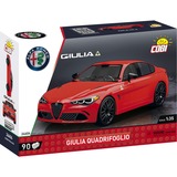 COBI Alfa Romeo Giulia Quadrifoglio, Jouets de construction Rouge, Échelle 1:35