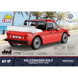 COBI Volkswagen Golf Cabriolet (1979-1993), Jouets de construction Rouge