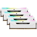 Corsair 32 Go DDR4-3200 Quad-Kit, Mémoire vive Blanc, CMH32GX4M4E3200C16W, Vengeance RGB PRO SL, XMP 2.0