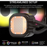 Corsair NAUTILUS 240 RS ARGB Reconditionné, Watercooling Noir