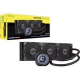 Corsair NAUTILUS 360 LCD Reconditionné, Watercooling Noir