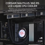 Corsair NAUTILUS 360 LCD Reconditionné, Watercooling Noir