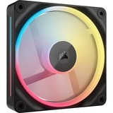 Corsair iCUE LINK LX120-R RGB Reverse Fan, Ventilateur de boîtier Noir, 4 broches PWM