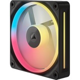 Corsair iCUE LINK LX120-R RGB Reverse Fan, Ventilateur de boîtier Noir, 4 broches PWM