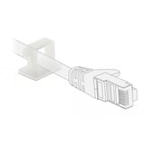 DeLOCK 60250 range-câbles Sol Support de câbles Blanc 10 pièce(s), Guide-câble Transparent, Support de câbles, Sol, Nylon, Blanc