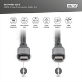 Digitus DB-300443-030-S, Câble Noir/gris