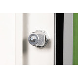 Digitus Porte avant en verre pour armoire murale 19" 20U série Unique, Panneau avant Gris
