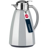 Emsa Thermos CAMPO, 1 litre, Verseuse isotherme Gris clair/en acier inoxydable