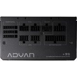 FSP ADVAN-850GM unité d'alimentation d'énergie 20+4 pin ATX ATX Noir alimentation modulaire 850 watt 4x PCIe, 850 W, 100 - 240 V, 5.5 A, Actif, 100 W, 850 W