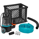 GARDENA Kit anti-inondations 9000, Pompe submersible et pression Noir/Turquoise, 9041-20