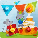 HABA Birthday Mice Puzzle avec cadre 4 pièce(s) Art 4 pièce(s), Art, 1 an(s)