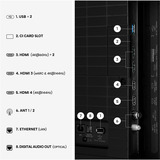 Hisense ULED 85E8S MiniLED 85" 4K Ultra HD TV QLED Noir/gris foncé, 2,16 m (85"), 3840 x 2160 pixels, ULED, Smart TV, Wifi, Noir