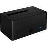 ICY BOX IB-1121-U3 USB 3.2 Gen 1 (3.1 Gen 1) Type-A Noir, Station d'accueil Noir, HDD, SATA, Série ATA II, Série ATA III, 2.5,3.5", USB 3.2 Gen 1 (3.1 Gen 1) Type-A, Noir, Plastique