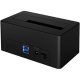 ICY BOX IB-1121-U3 USB 3.2 Gen 1 (3.1 Gen 1) Type-A Noir, Station d'accueil Noir, HDD, SATA, Série ATA II, Série ATA III, 2.5,3.5", USB 3.2 Gen 1 (3.1 Gen 1) Type-A, Noir, Plastique