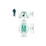 Jack Wolfskin Tente dôme STRATOS LITE II Vert