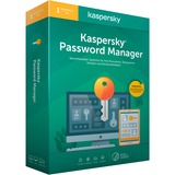 Kaspersky Password Manager Complète 1 licence(s), Logiciel 1000 Mo, 1024 Mo, Windows 10, Windows 8, Windows 8.1, Windows 7, Allemand, Complète, 1 licence(s)