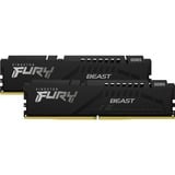 Kingston FURY Beast 64 Go DDR5-5200 (2x 32 Go) mémoire vive Noir, KF552C40BBK2-64, XMP 3.0