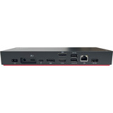Lenovo 40B00135EU, Station d'accueil Noir/Rouge