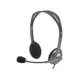 Logitech H110 casque on-ear Argent/gris, Vente au détail