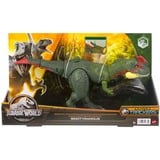 Mattel Jurassic World Gigantic Trackers Sinotyrannus, Figurine Jurassic World Gigantic Trackers Sinotyrannus, 4 an(s), Vert, Rouge, Plastique